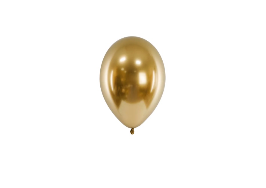 Balony lateksowy w kolorze złotym glossy