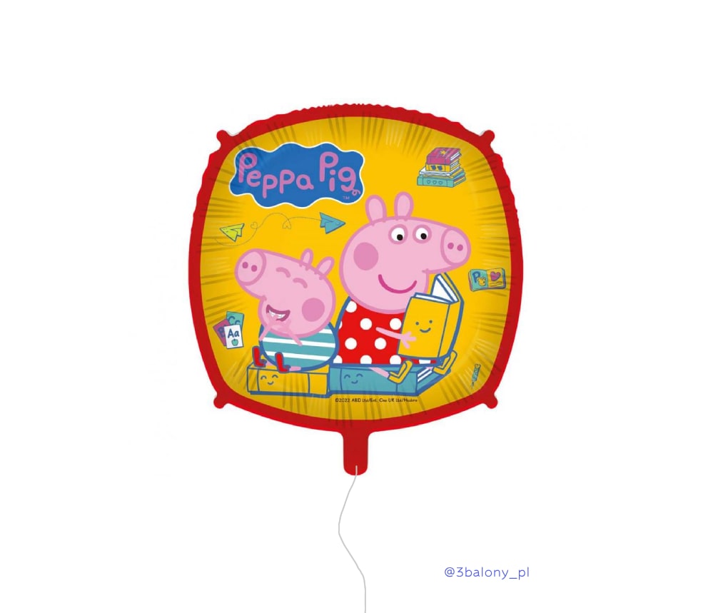 Balon foliowy Peppa pig z helem