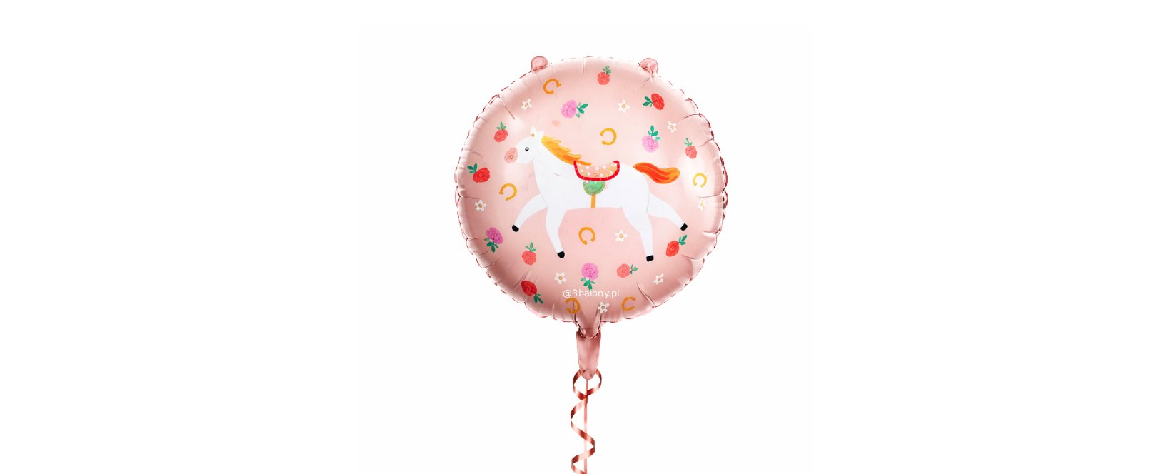 Balon foliowy z nadrukiem konia