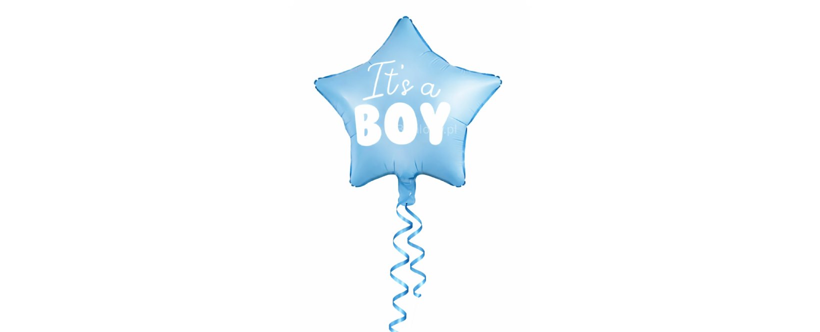 Balon foliowy w kształcie gwiazdki z napisem It’s a boy