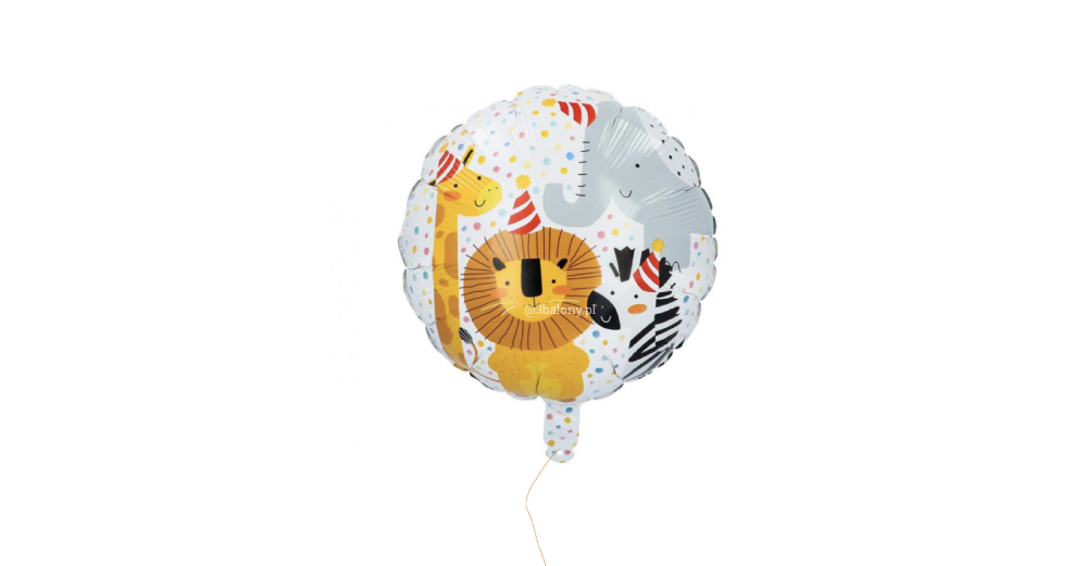 Balon foliowy Safari party, 45 cm