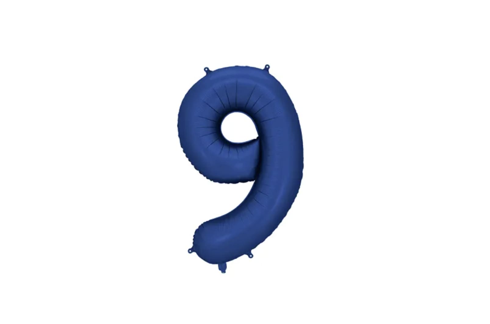 Balon foliowy cyfra 9 w granatowym kolorze