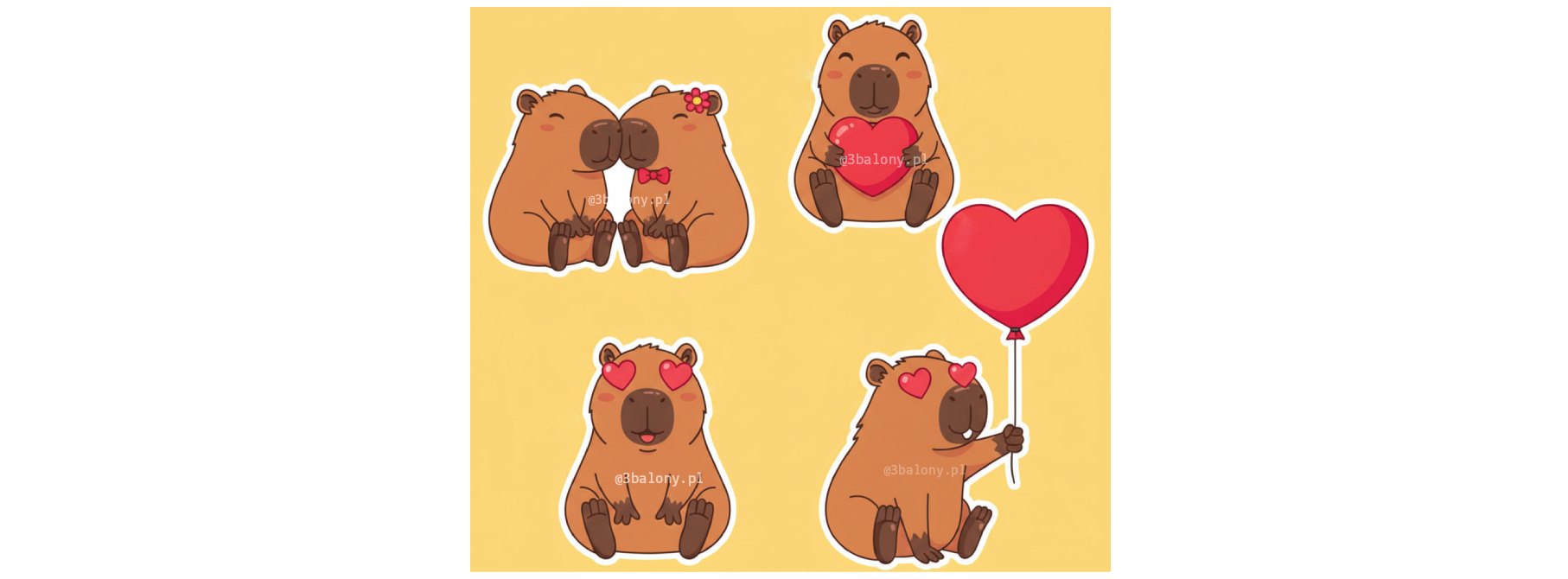 Urocze kapibary – LOVE