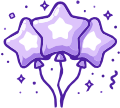 Balony w Kształcie Gwiazd